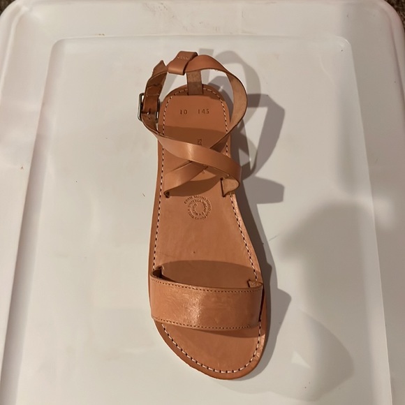 Redhawk Boot Co. Natural Genuine Leather Gladiator Sandals (149) Women’s 10 NEW - Picture 2 of 9